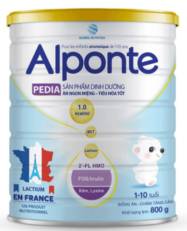Sữa bột Alponte Pedia 800g