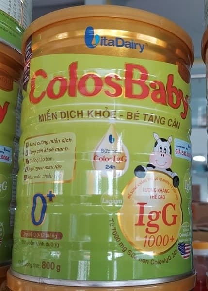 Sữa Colosbaby Gold số 0 (800g)