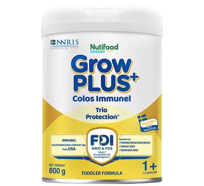 Sữa Nutifood Grow Plus immunel 1+ (lon vàng 800g)