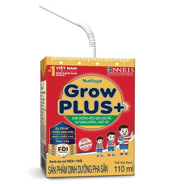SBPS Nutifood GrowPlus+ đỏ 110ml