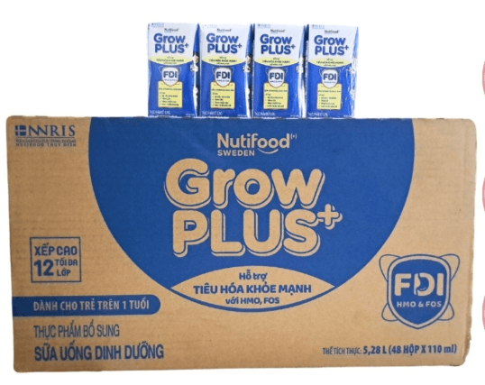 SBPS Nutifood Grow Plus tiêu hóa xanh nhạt 1+ (110ml)