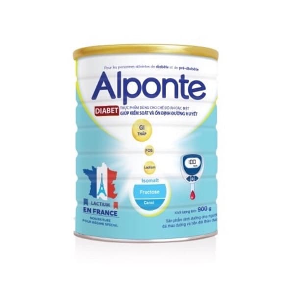 Sữa bột cho người tiểu đường Alponte Diabet 800g
