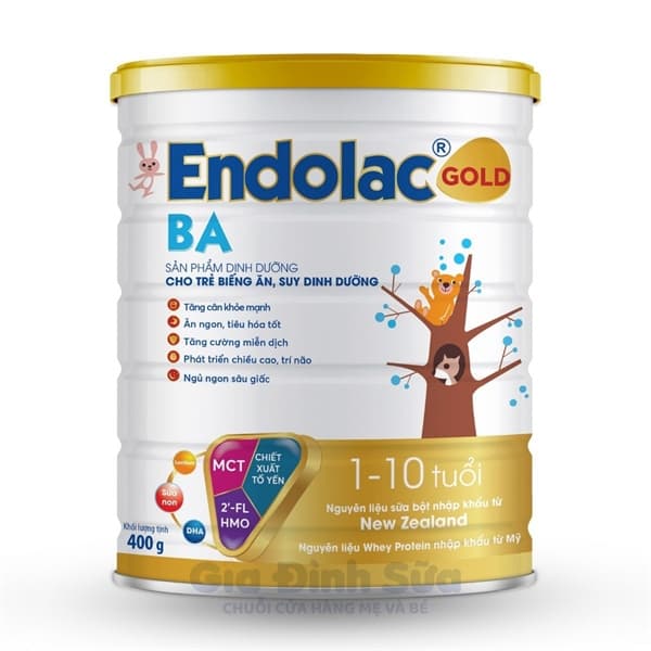 Sữa bột Endolac BA Gold 400g
