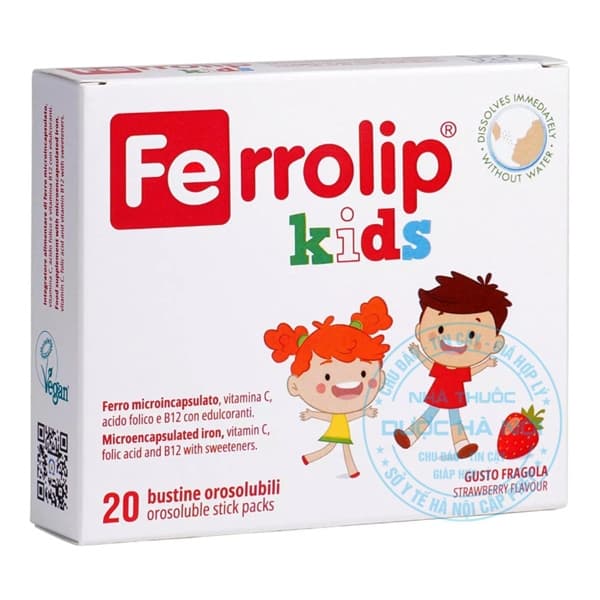 Sắt bột Ferrolip Kids