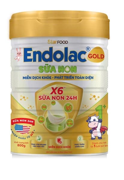 Sữa Endolac Gold sữa non 1+ 800g