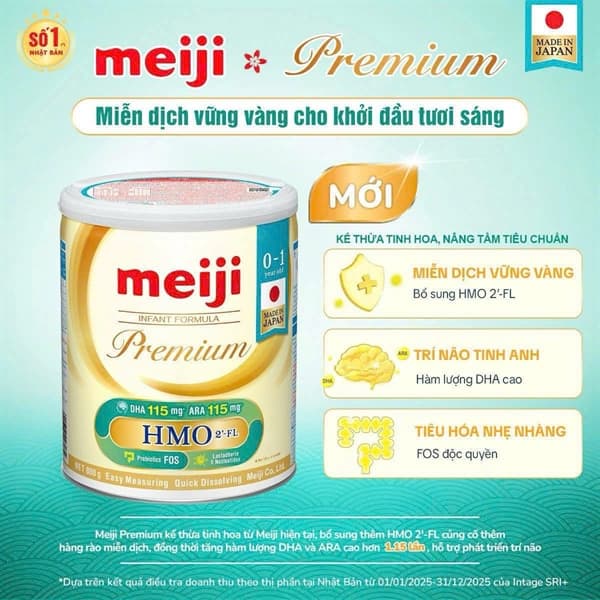 Sữa Meiji nhập khẩu Premium 0-1