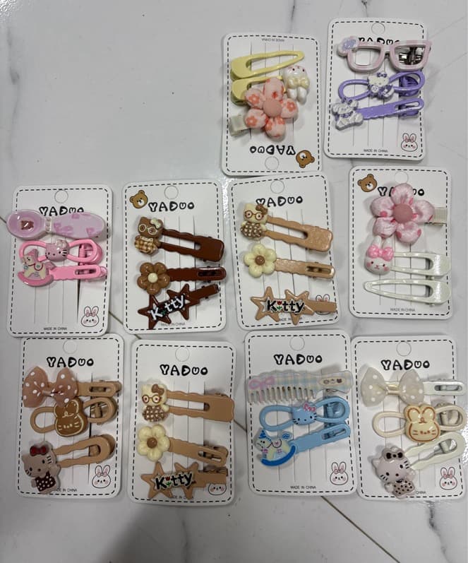 Kẹp tóc set 3c Yaduo