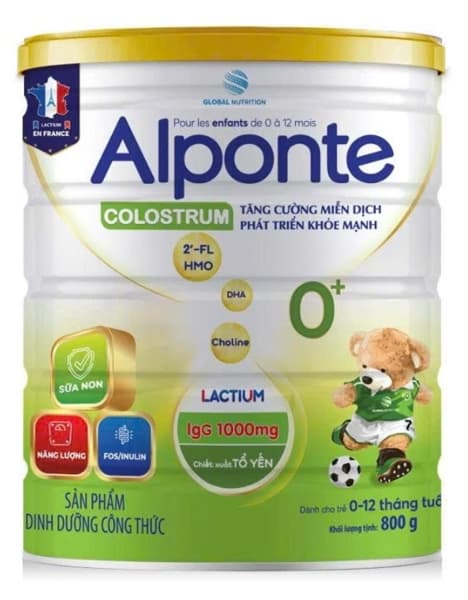 Sữa bột Alponte Colostrum 0+ 800g