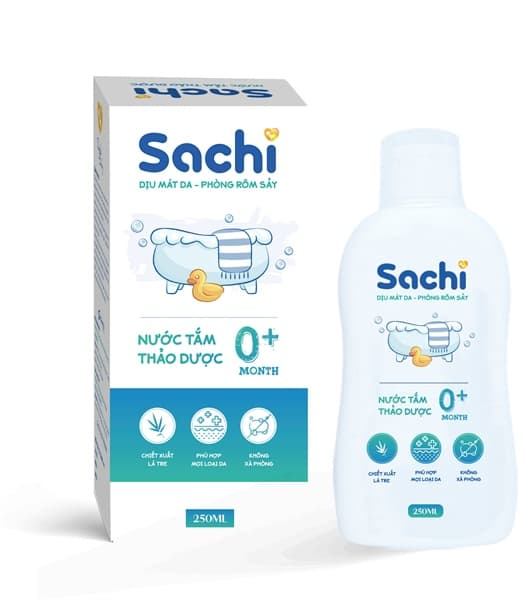Sữa tắm thảo dược Sachi 250ml