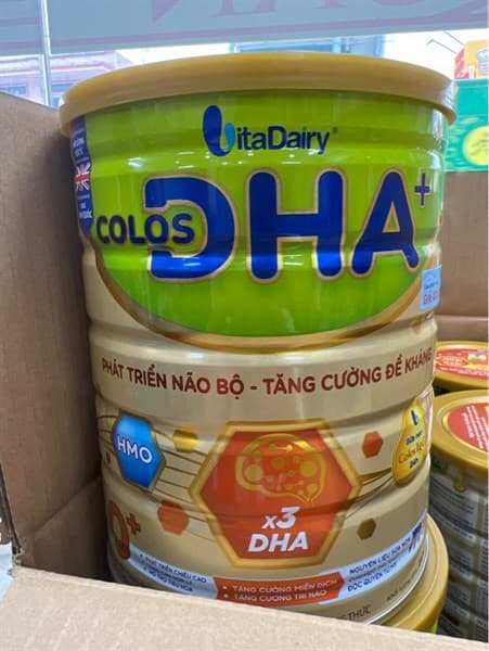 Sữa Colos DHA số 0 800g
