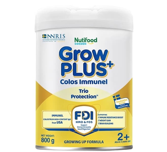 Sữa Nutifood Grow Plus imunel 2+ (lon vàng 800g)