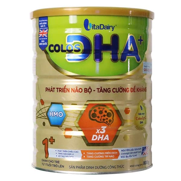 Sữa Colos DHA số 1 800g