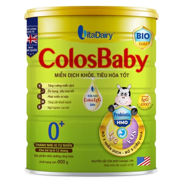 Sữa Colosbaby BIO Gold số 0 (800g)