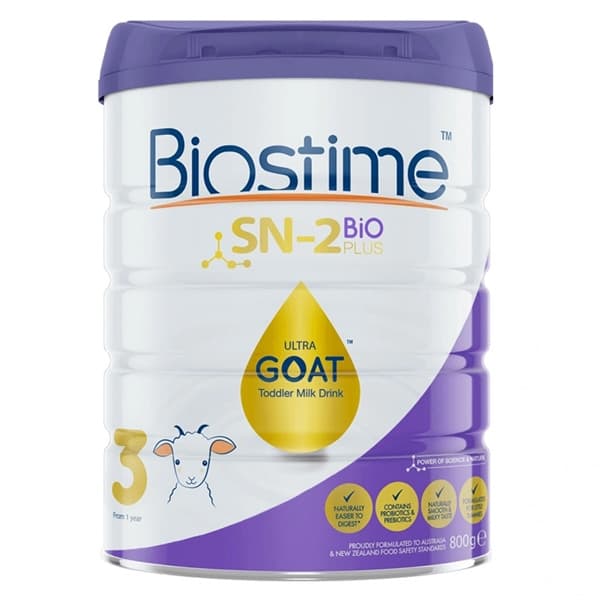 Sữa Dê Hữu Cơ Biostime SN-2 Bio Plus - Số 3 - 800gr