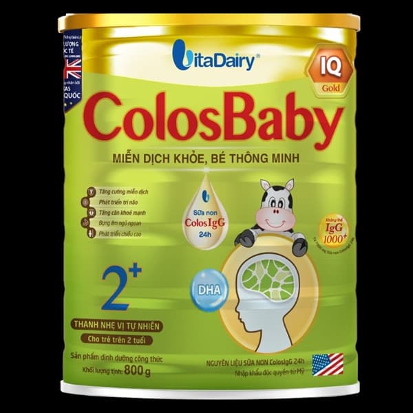 Sữa ColosBaby IQ Gold 2+ 800G