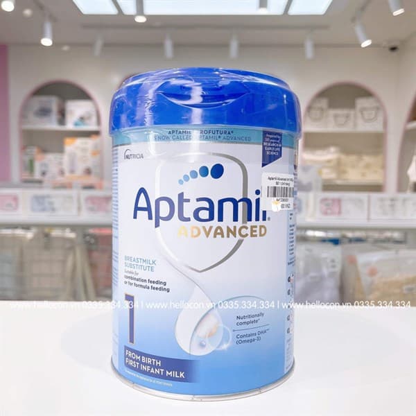 Sữa Aptamil Anh Advanced First Infant Milk - Số 1 - 800gr
