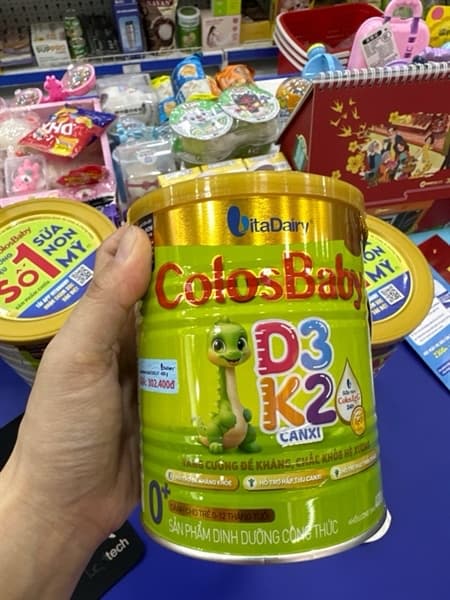 Sữa Colosbaby Gold D3K2 số 0+ 400G