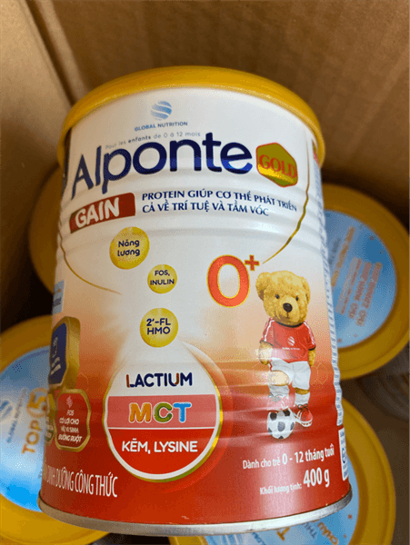 Sữa bột Alponte Gain Gold 0+ 400g